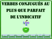 Jeux en ligne gratuit - Conjugaison de verbes à l'indicatif plus que parfait