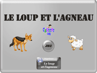 Jeux en ligne gratuit - Poésie - le loup ,et l'agneau