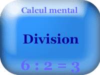 Calcul mental - division