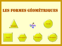 Jeux en ligne gratuit - les formes géométriques