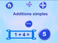 Jeu en ligne gratuit - Additions de nombres entre 1 et 20