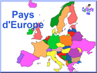 Jeu en ligne gratuit - Glisse les pays européens