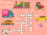 Jeu en ligne gratuit - Mots croisés pour enfants