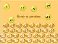 Jeux en ligne gratuit - retrouve les nombres premiers